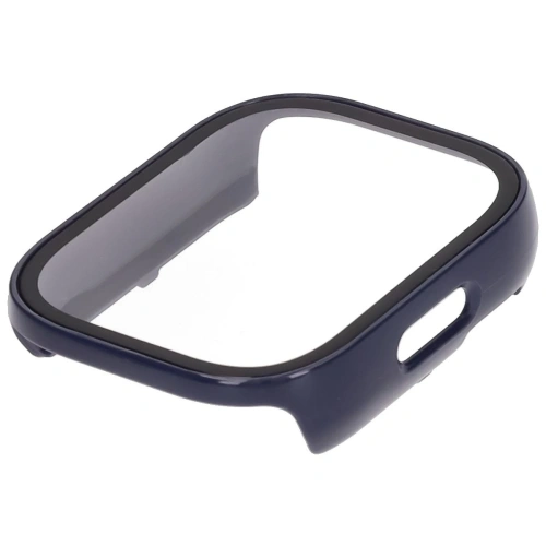 Etui ze szkłem do zegarka Bizon Case+Glass Watch do Xiaomi Redmi Watch 5 Lite niebieskie