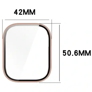 Wholesale Bizon Case+Glass Watch Xiaomi Redmi Watch 5 Lite pink - BIZ6650 - {ean13} - Hurt