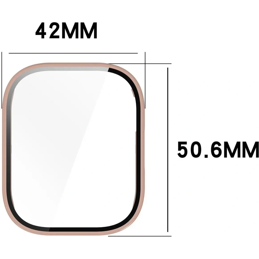 Wholesale Bizon Case+Glass Watch Xiaomi Redmi Watch 5 Lite pink - BIZ6650 - {ean13} - Hurt