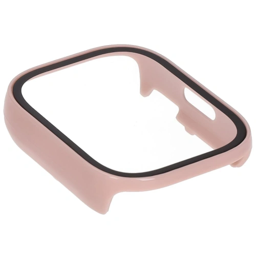 Etui ze szkłem do zegarka Bizon Case+Glass Watch do Xiaomi Redmi Watch 5 Lite różowe