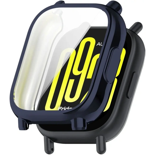 Etui z osłoną ekranu Bizon Case Watch Felipe do Xiaomi Redmi Watch 5 Lite niebieskie