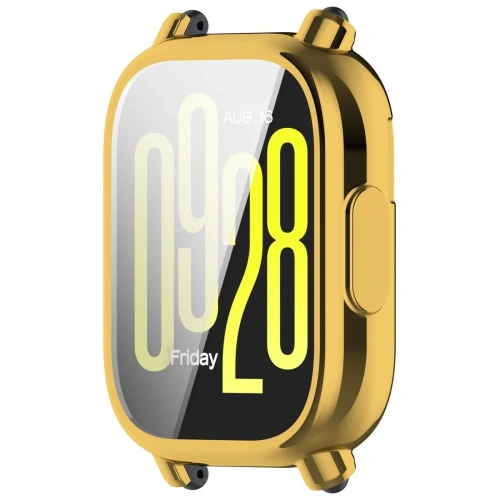 Etui z osłoną ekranu Bizon Case Watch Felipe do Xiaomi Redmi Watch 5 Lite złote