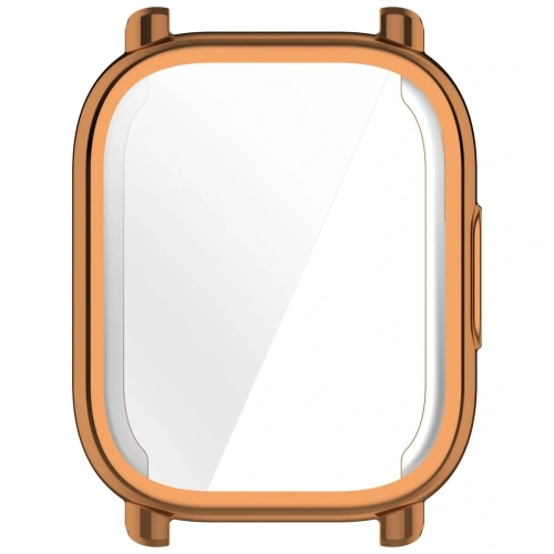 Etui z osłoną ekranu Bizon Case Watch Felipe do Xiaomi Redmi Watch 5 Lite różowozłote