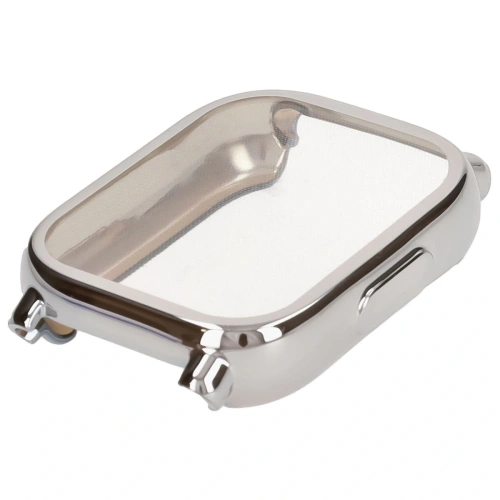 Etui z osłoną ekranu Bizon Case Watch Felipe do Xiaomi Redmi Watch 5 Lite srebrne