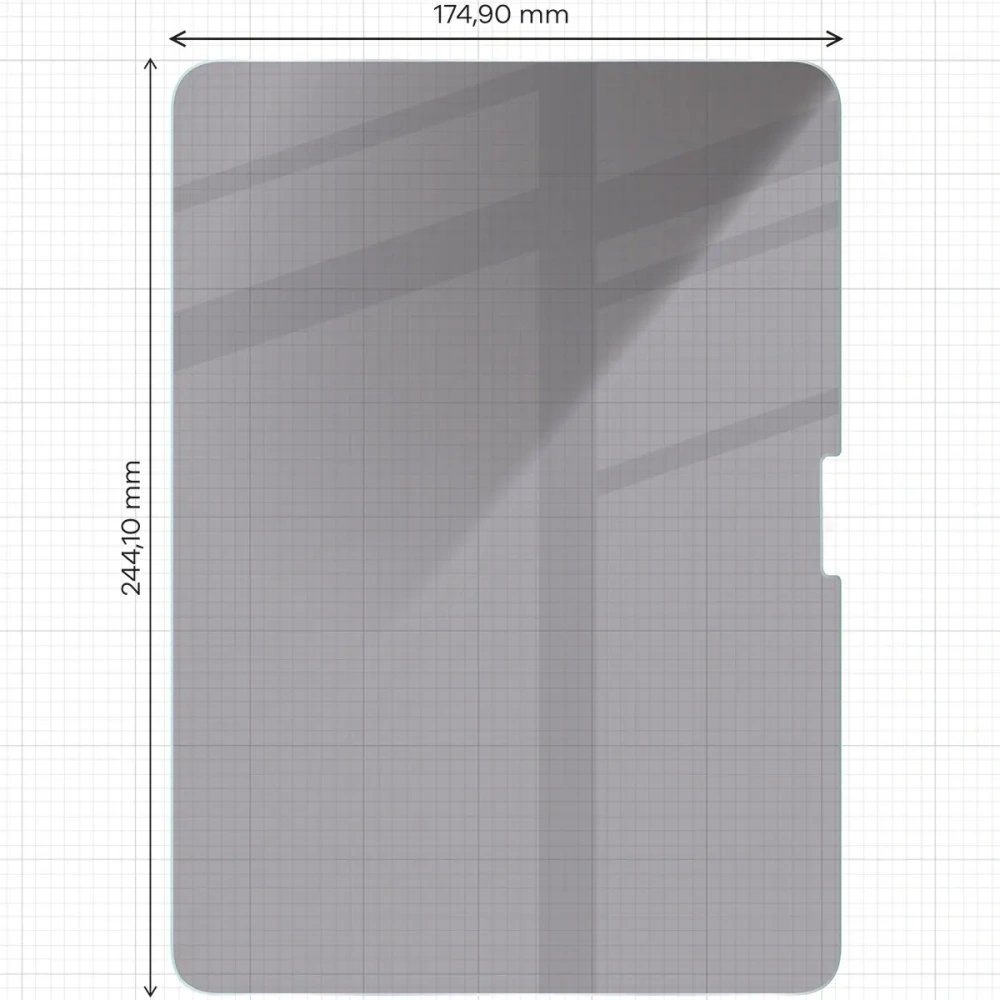 Hurtownia GSM - Bizon Glass Tab Clear Shadow Apple iPad Air 11" M2 6. generációs 2024 [2 PACK] - BIZ6658 - {ean13} - Hurt
