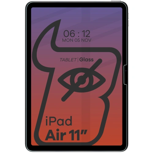 Prywatyzujące szkło hartowane Bizon Glass Tab Clear Shadow do iPad Air 11" M2 6 gen. 2024 [2 PACK]