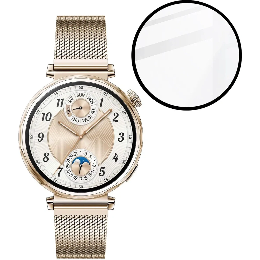 Wholesale Bizon Glass Watch Edge Hybrid Huawei Watch GT 5 41 mm black - BIZ6661 - {ean13} - Hurt