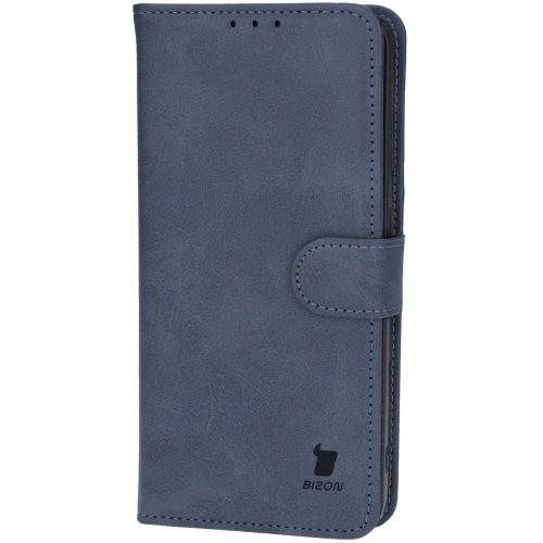 Etui z klapką Bizon Case Pocket do Samsung Galaxy S24 FE granatowe