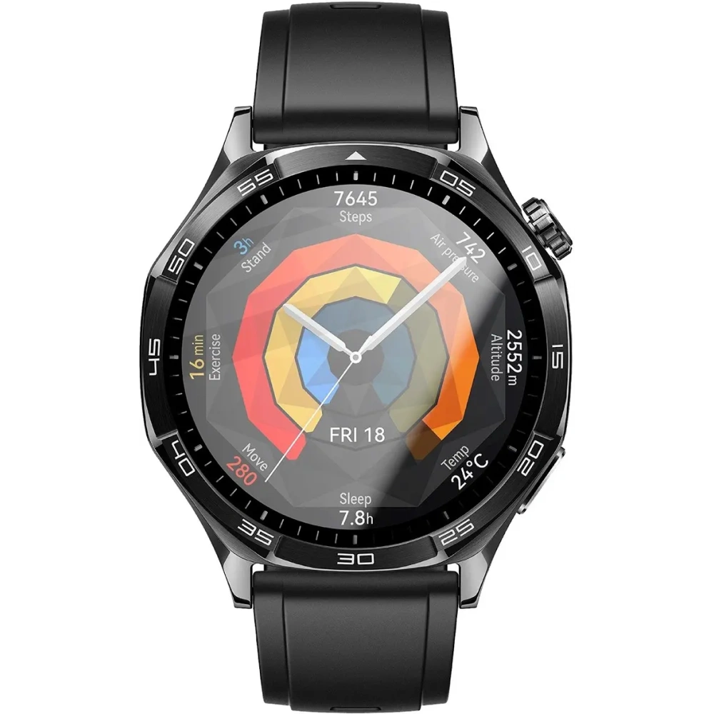 Wholesale Bizon Glass Watch Edge Hybrid Huawei Watch GT 5 46 mm black - BIZ6664 - {ean13} - Hurt