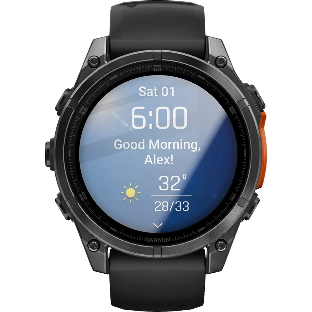Hurtownia GSM - Szkło hybrydowe Bizon Glass Watch Edge Hybrid do Garmin Fenix 8 AMOLED 47 mm czarne - BIZ6666 - {ean13} - Hurt