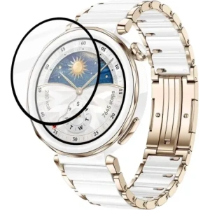 Wholesale Bizon Glass Watch Edge Hybrid Huawei Watch GT 5 Pro 42 mm black - BIZ6667 - {ean13} - Hurt