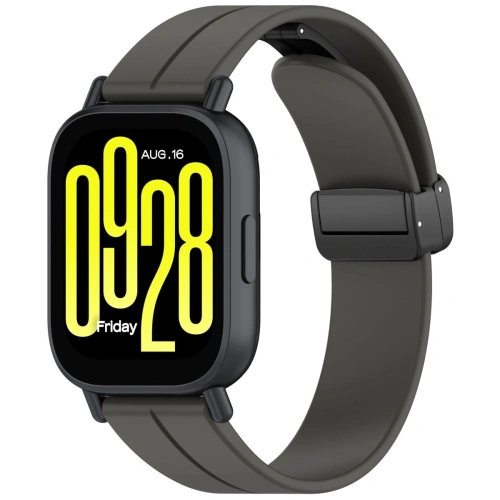 Silikonowy pasek Bizon Strap Watch Silicone 22 mm do smartwatcha czarny