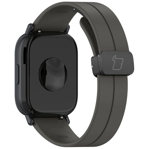 Silikonowy pasek Bizon Strap Watch Silicone 22 mm do smartwatcha czarny