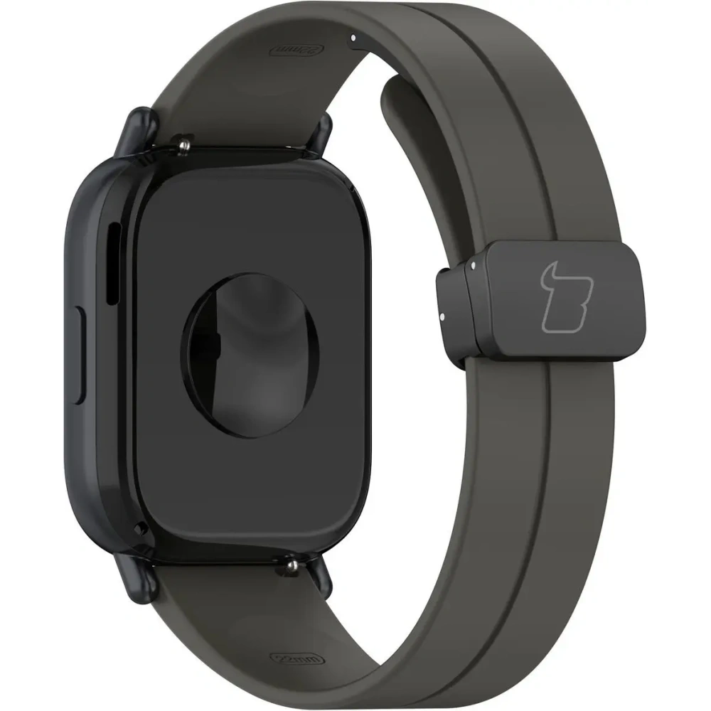 Hurtownia GSM - Silikonowy pasek Bizon Strap Watch Silicone 22 mm do smartwatcha czarny - BIZ6668 - {ean13} - Hurt