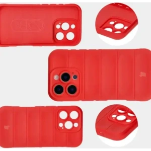 Pancerne etui Bizon Case Tur do Apple iPhone 16 Pro Max czerwone