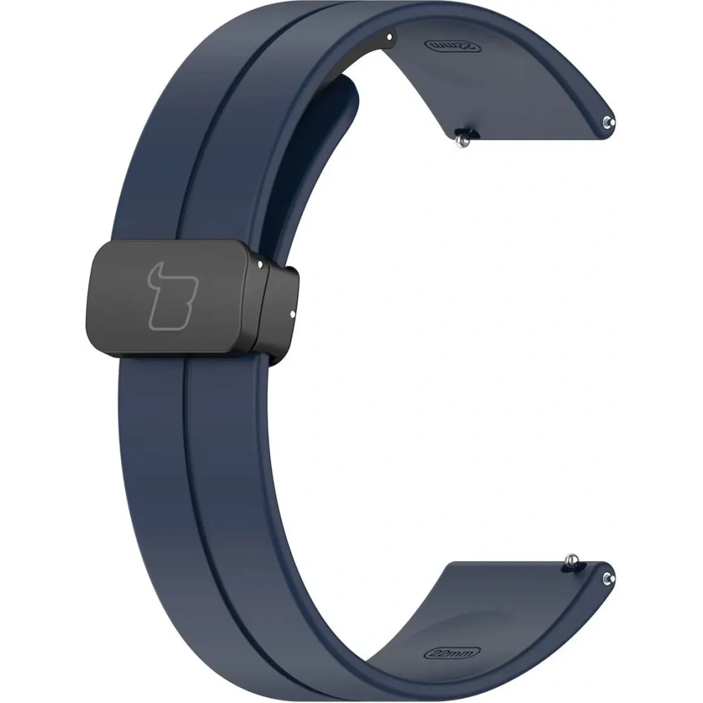 Hurtownia GSM - Silikonowy pasek Bizon Strap Watch Silicone 22 mm do smartwatcha granatowy - BIZ6670 - {ean13} - Hurt