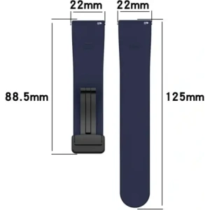 Hurtownia GSM - Ceas cu curea din silicon Bizon, 22 mm, albastru închis. - BIZ6670 - {ean13} - Hurt