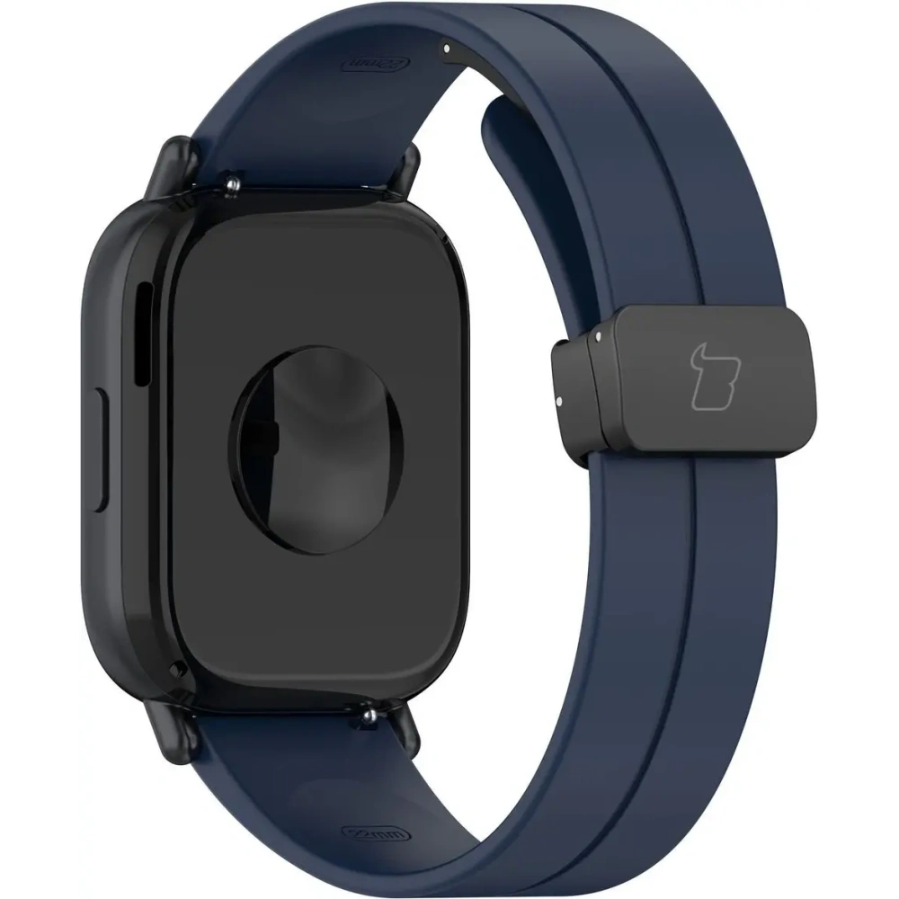 Hurtownia GSM - Silikonowy pasek Bizon Strap Watch Silicone 22 mm do smartwatcha granatowy - BIZ6670 - {ean13} - Hurt