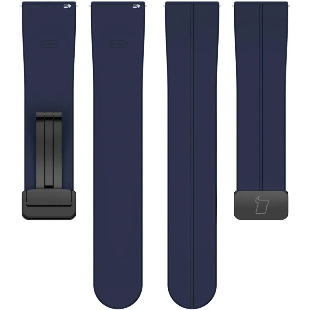 Hurtownia GSM - Silikonowy pasek Bizon Strap Watch Silicone 22 mm do smartwatcha granatowy - BIZ6670 - {ean13} - Hurt