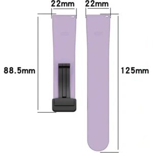 Hurtownia GSM - Ceas cu curea din silicon Bizon, 22 mm, lavandă - BIZ6671 - {ean13} - Hurt