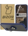 Bizon Case Hybrid Ring Samsung Galaxy A16 4G/5G smoky with a navy blue frame