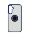 Wholesale Bizon Case Hybrid Ring Samsung Galaxy A16 4G/5G smoky with a navy blue frame - BIZ6675 - {ean13} - Hurt