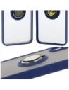 Wholesale Bizon Case Hybrid Ring Samsung Galaxy A16 4G/5G smoky with a navy blue frame - BIZ6675 - {ean13} - Hurt