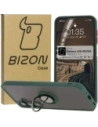 Bizon Case Hybrid Ring Samsung Galaxy A16 4G/5G smoky with a dark green frame