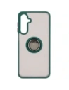 Wholesale Bizon Case Hybrid Ring Samsung Galaxy A16 4G/5G smoky with a dark green frame - BIZ6676 - {ean13} - Hurt