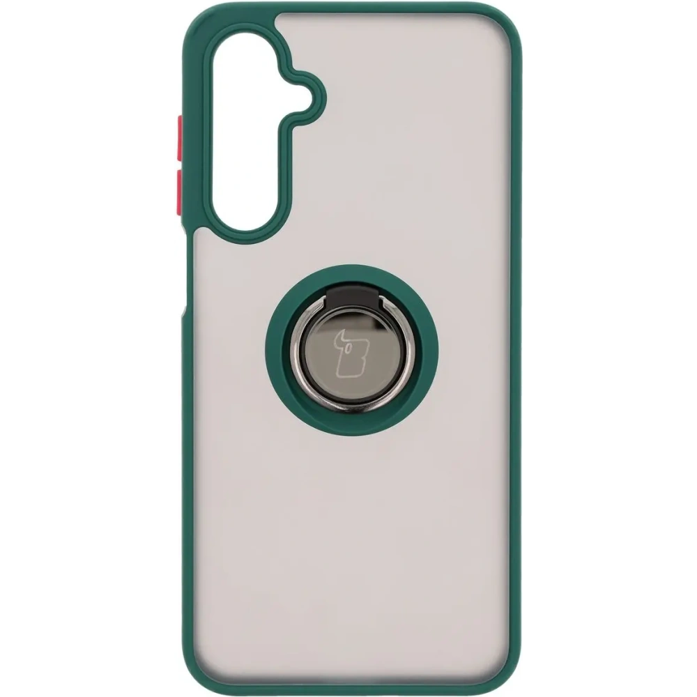 Wholesale Bizon Case Hybrid Ring Samsung Galaxy A16 4G/5G smoky with a dark green frame - BIZ6676 - {ean13} - Hurt