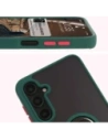 Wholesale Bizon Case Hybrid Ring Samsung Galaxy A16 4G/5G smoky with a dark green frame - BIZ6676 - {ean13} - Hurt