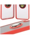 Wholesale Bizon Case Hybrid Ring Samsung Galaxy A16 4G/5G smoky with a red frame - BIZ6677 - {ean13} - Hurt