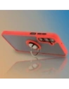 Wholesale Bizon Case Hybrid Ring Samsung Galaxy A16 4G/5G smoky with a red frame - BIZ6677 - {ean13} - Hurt