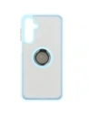 Wholesale Bizon Case Hybrid Ring Samsung Galaxy A16 4G/5G smoky with a light blue frame - BIZ6678 - {ean13} - Hurt