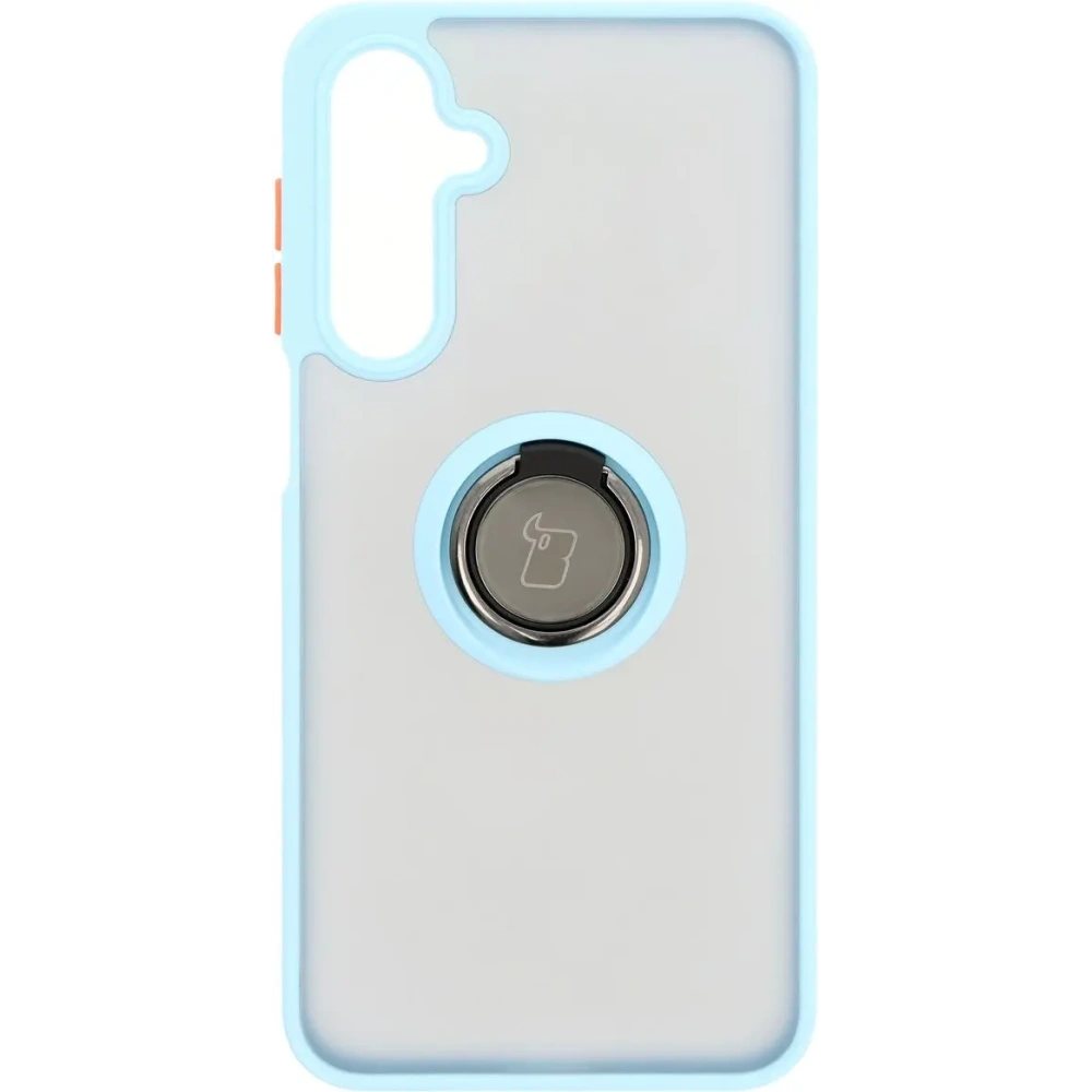 Wholesale Bizon Case Hybrid Ring Samsung Galaxy A16 4G/5G smoky with a light blue frame - BIZ6678 - {ean13} - Hurt