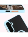 Wholesale Bizon Case Hybrid Ring Samsung Galaxy A16 4G/5G smoky with a light blue frame - BIZ6678 - {ean13} - Hurt