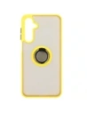 Hurtownia GSM - Bizon Case Hybrid Ring Samsung Galaxy A16 4G/5G fumuriu cu un cadru galben - BIZ6679 - {ean13} - Hurt