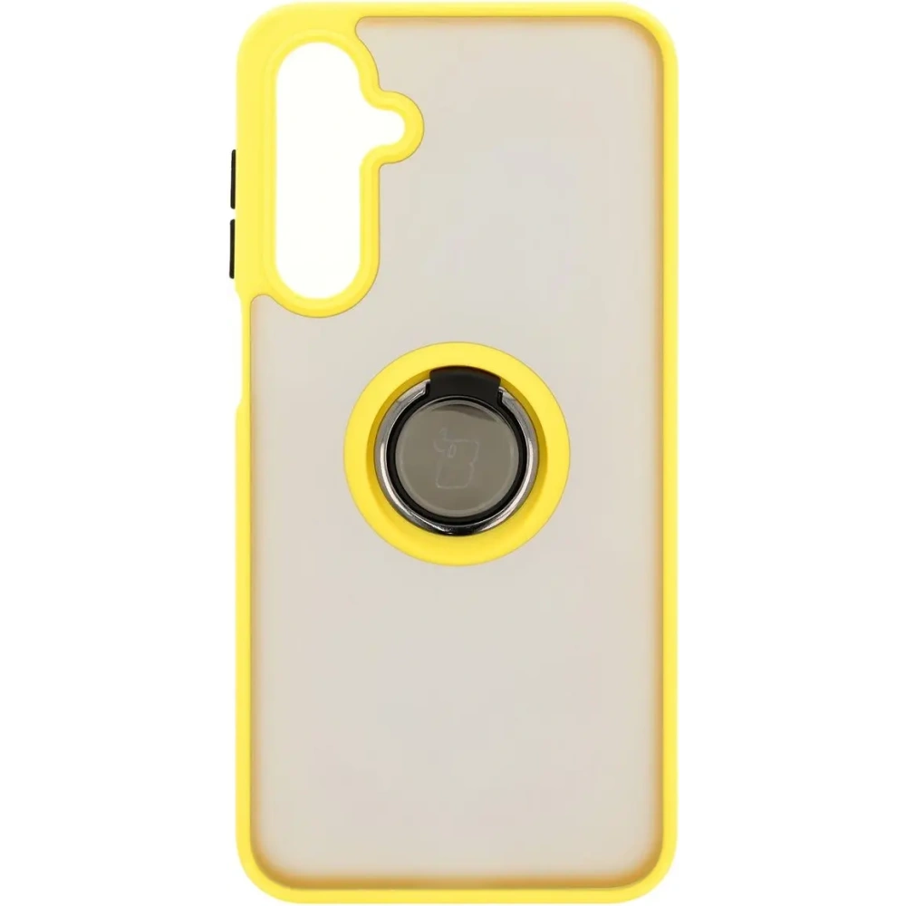 Hurtownia GSM - Bizon Case Hybrid Ring Samsung Galaxy A16 4G/5G fumuriu cu un cadru galben - BIZ6679 - {ean13} - Hurt