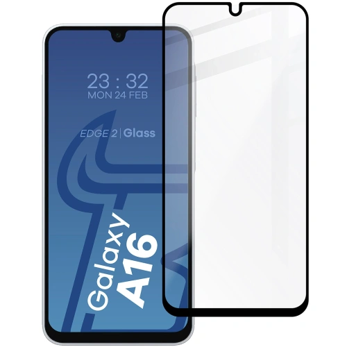 Szkło hartowane Bizon Glass Edge 2 do Samsung Galaxy A16 4G/5G czarna ramka