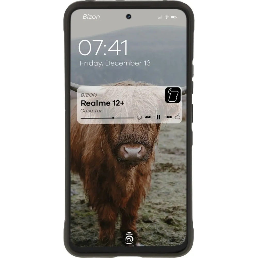 Hurtownia GSM - Bizon Case Tur Realme 12+ fekete - BIZ6697 - {ean13} - Hurt