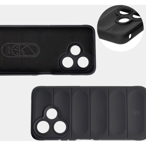 Pancerne etui Bizon Case Tur do Xiaomi Redmi 13 4G czarne