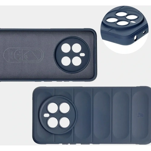 Pancerne etui Bizon Case Tur do Realme 12+ granatowe