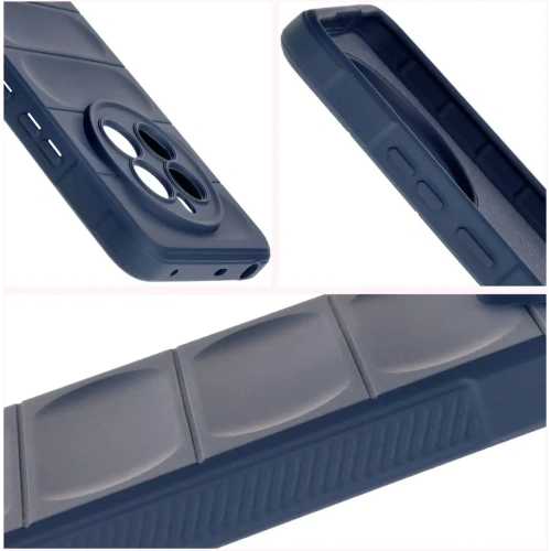 Pancerne etui Bizon Case Tur do Realme 12+ granatowe