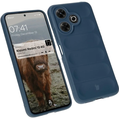 Pancerne etui Bizon Case Tur do Xiaomi Redmi 13 4G granatowe