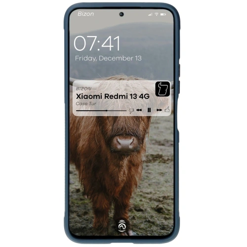 Pancerne etui Bizon Case Tur do Xiaomi Redmi 13 4G granatowe