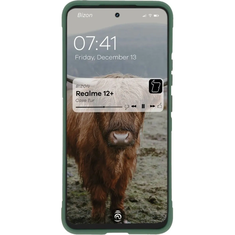 Hurtownia GSM - Bizon tok Tur Realme 12+ sötétzöld - BIZ6701 - {ean13} - Hurt