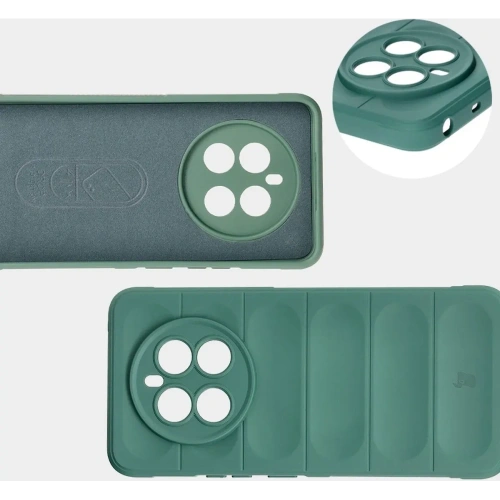 Pancerne etui Bizon Case Tur do Realme 12+ ciemnozielone