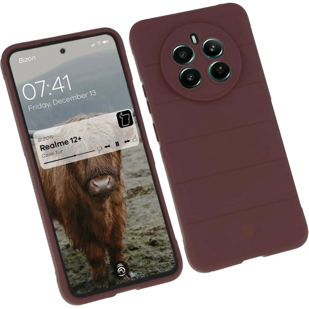 Hurtownia GSM - Bizon Caz Tur Realme 12+ violet închis - BIZ6703 - {ean13} - Hurt
