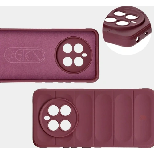 Pancerne etui Bizon Case Tur do Realme 12+ ciemnofioletowe