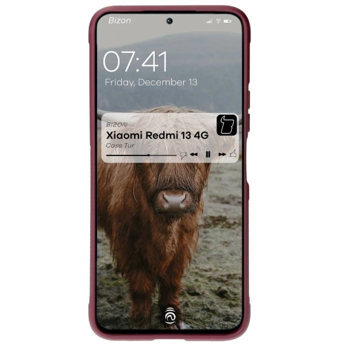 Pancerne etui Bizon Case Tur do Xiaomi Redmi 13 4G ciemnofioletowe